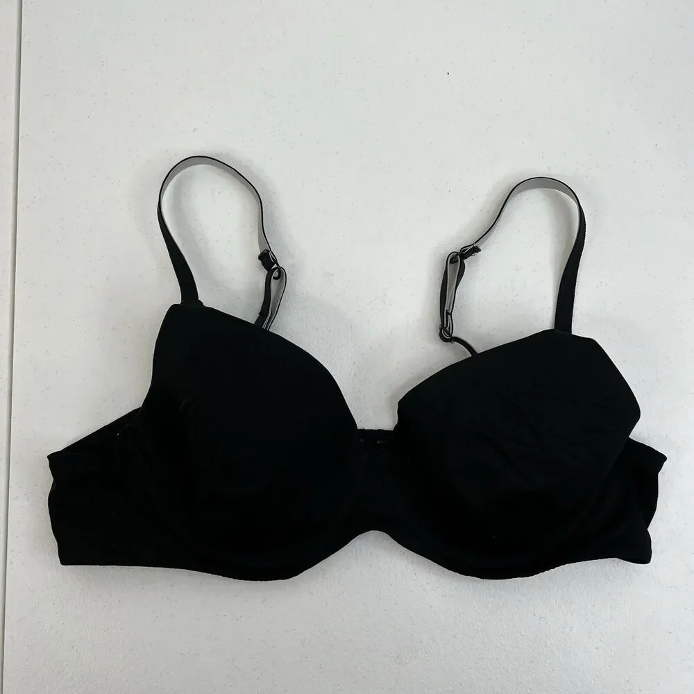 Kindly Yours Sz 36A T-Shirt Bra Sustainable Tailored Black Full Coverage Women’s